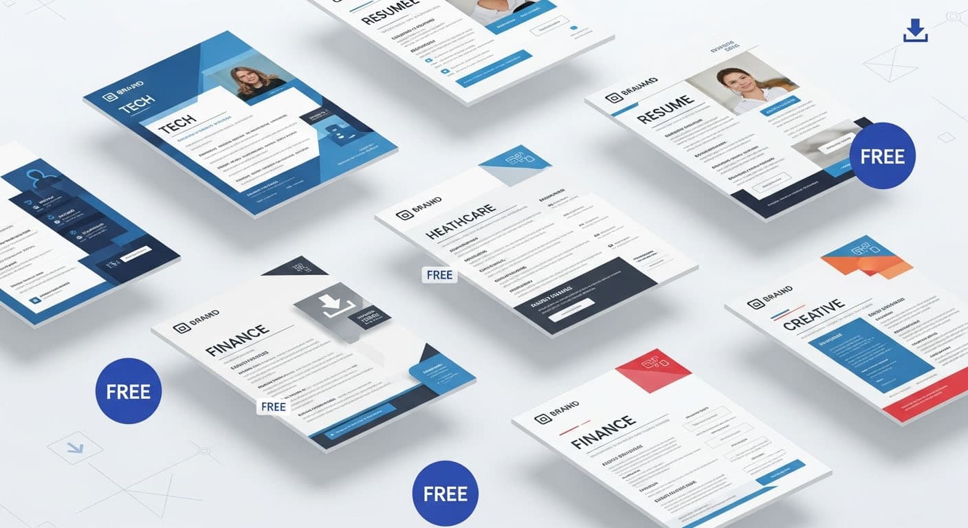Free Resume Templates Download: 50+ Professional Designs for Every Industry